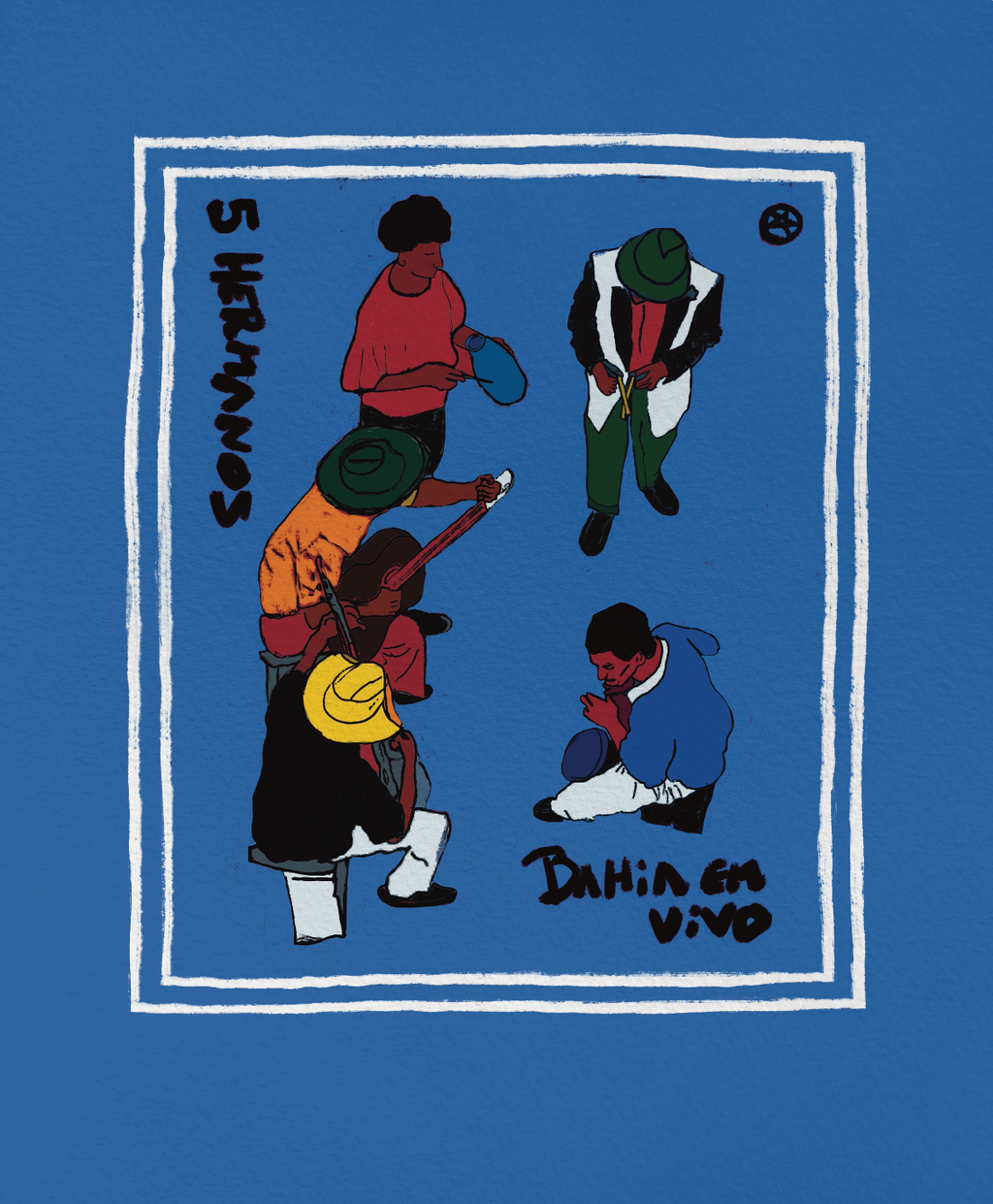 Live from Bahía (Blue) - Art Print