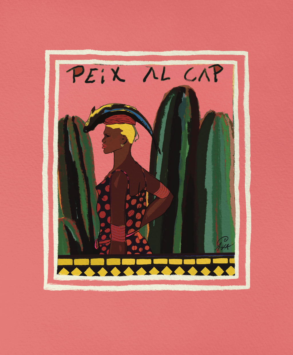 Peix al Cap: Samira - Art Print