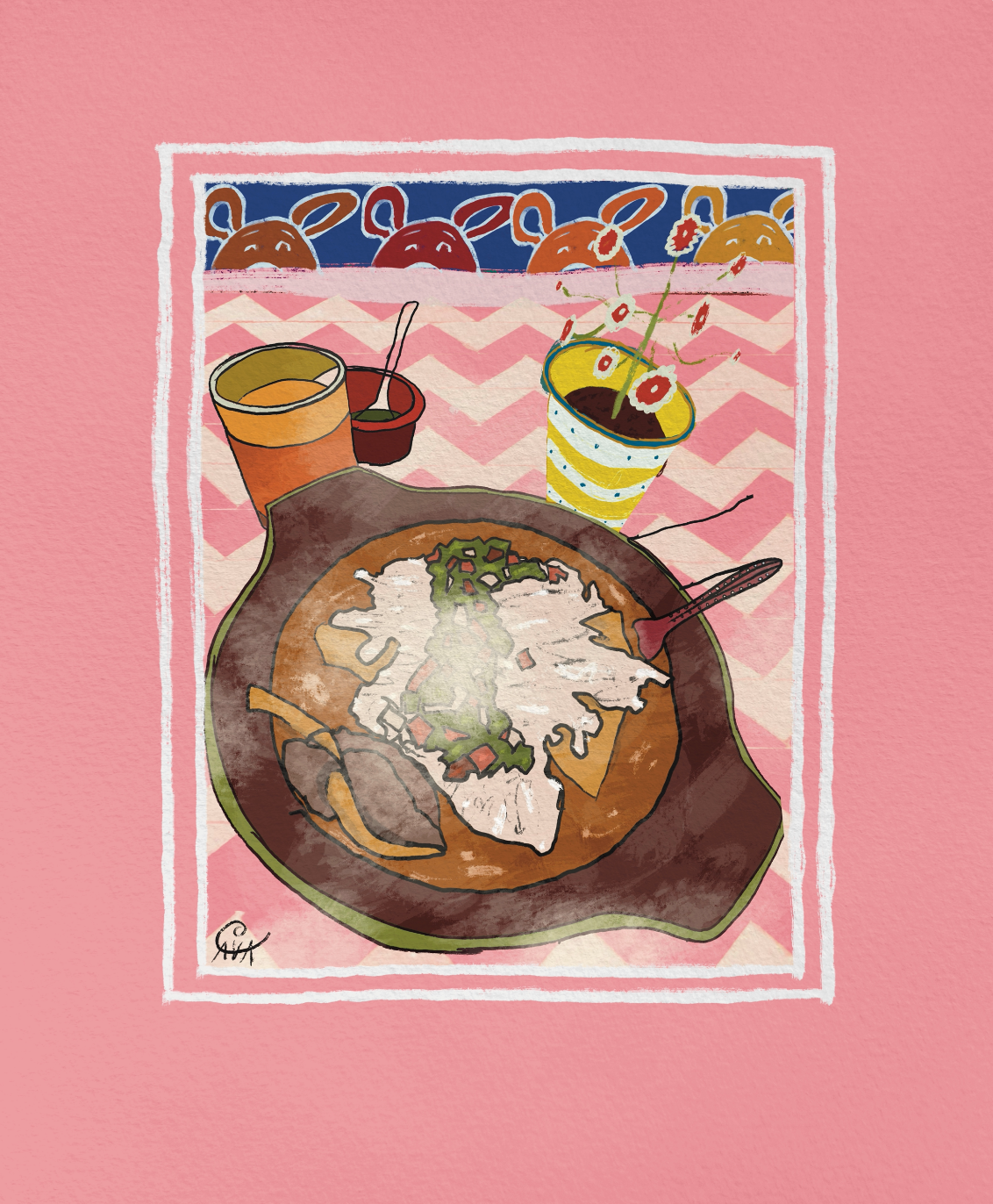 Breakfast in CDMX - Art Print