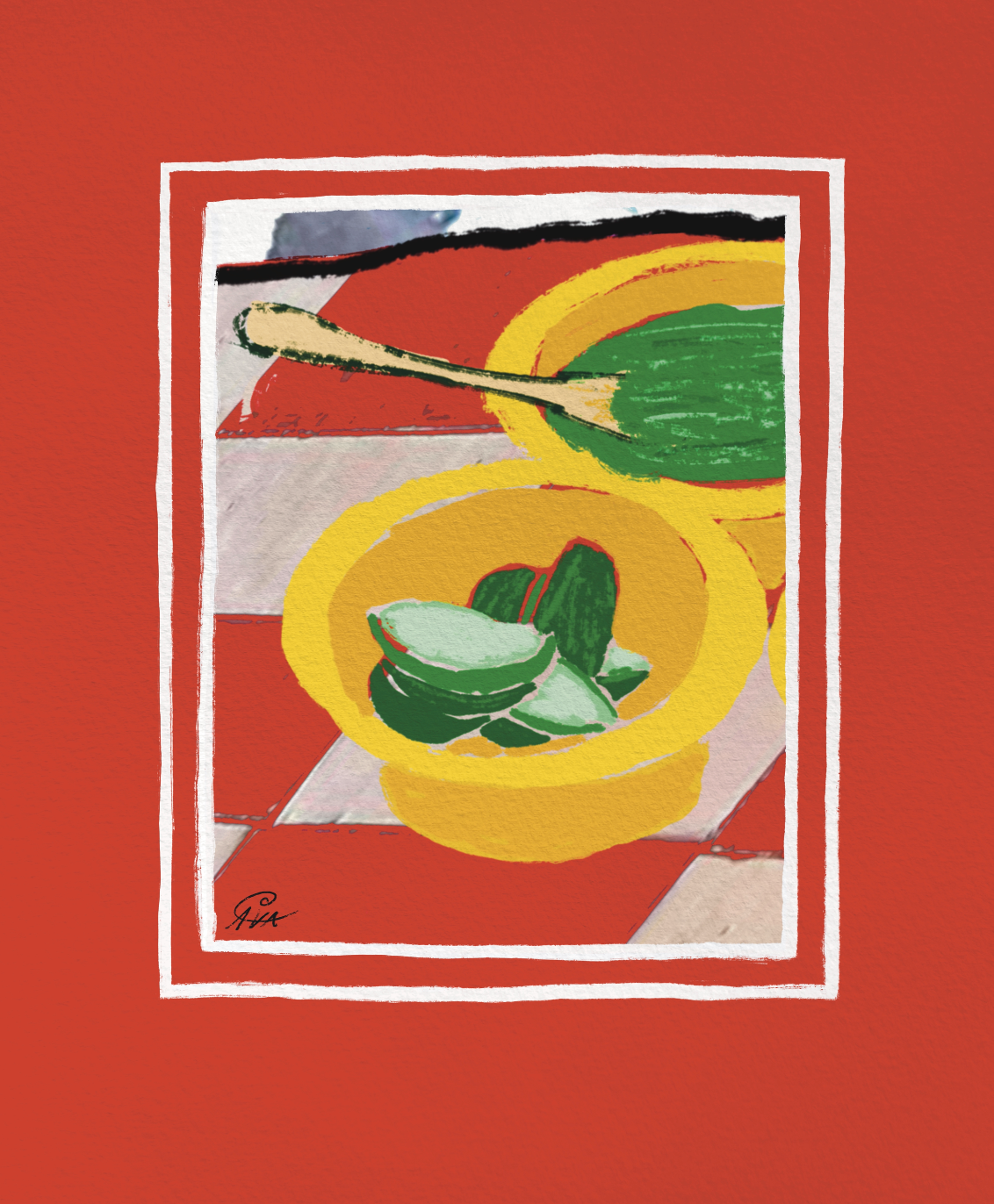 Limón y Salsa Verde - Art Print