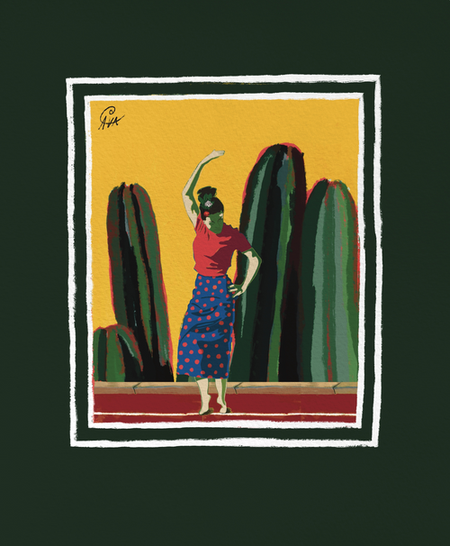 Antes de la lluvia - Art Print