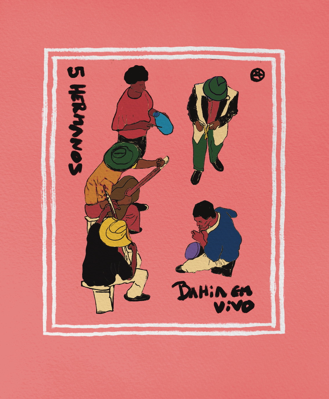 Live from Bahía (Pink) - Art Print